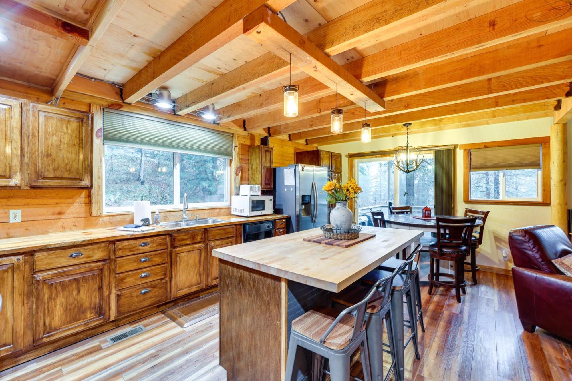 Peaceful Garden Valley Cabin With Private Deck! Crouch Exterior photo